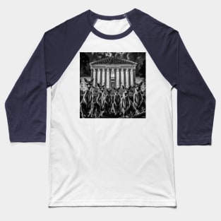 Supreme Court - SCOTUS IS A Kangaroo Court - Robin Fader - Back Baseball T-Shirt